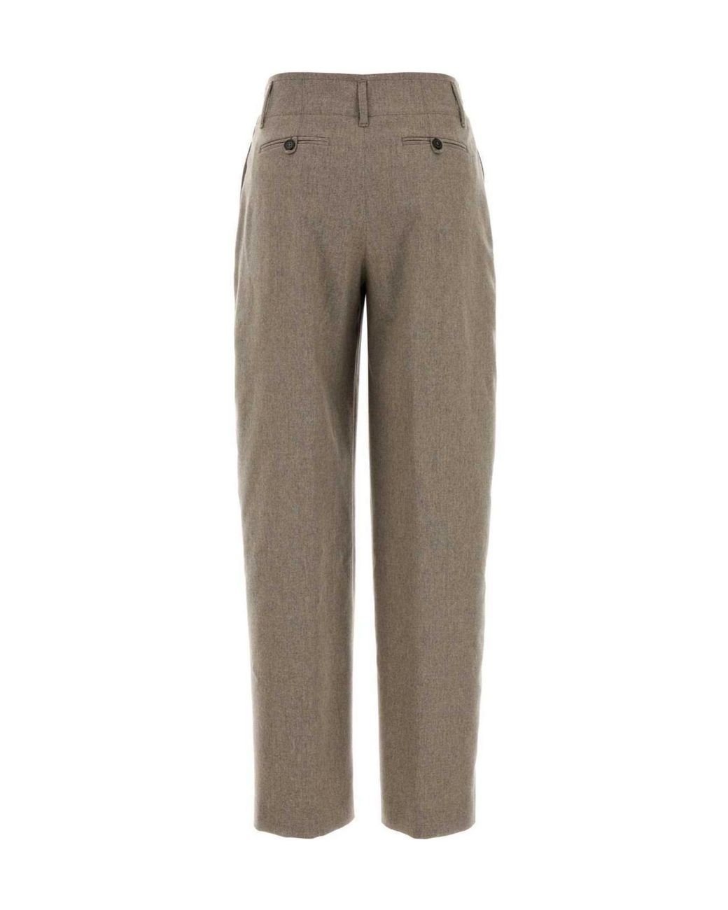 Pt Pantaloni Gray Pt Torino Lilly Pleated Pants