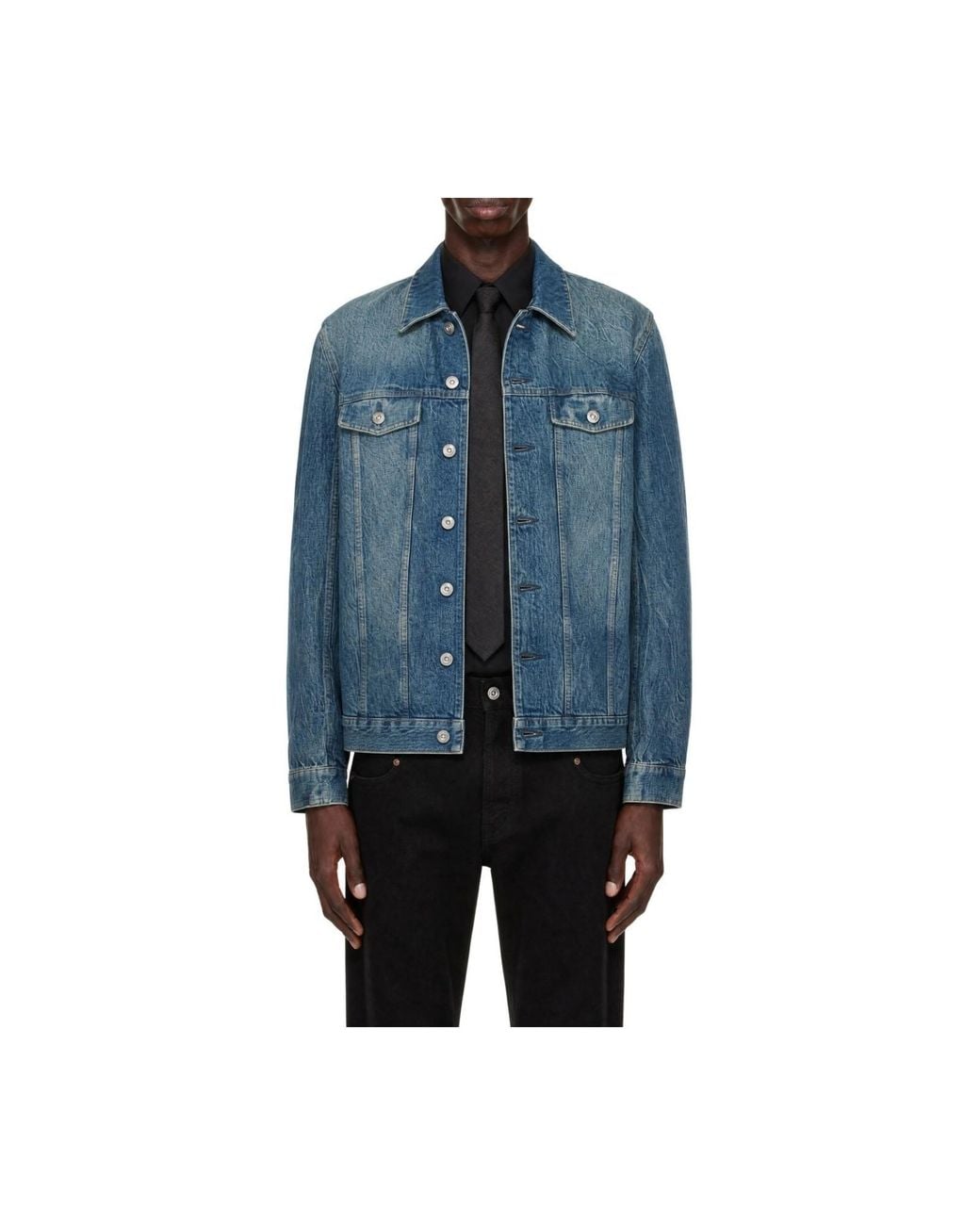 Our Legacy Blue Shackle Denim Jacket for men