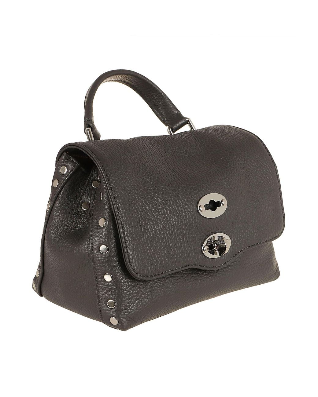 Zanellato Black Postina Daily Top Handle Shoulder Bag