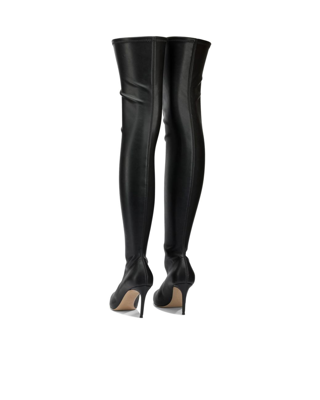 Casadei Black Over-The-Knee Stiletto Boots