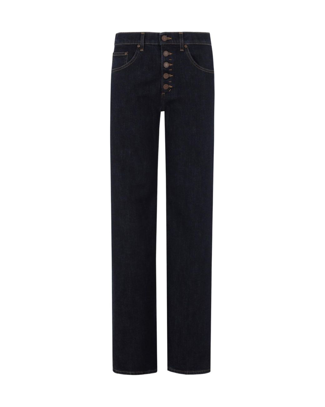 Dondup Blue Button-Fly Jeans