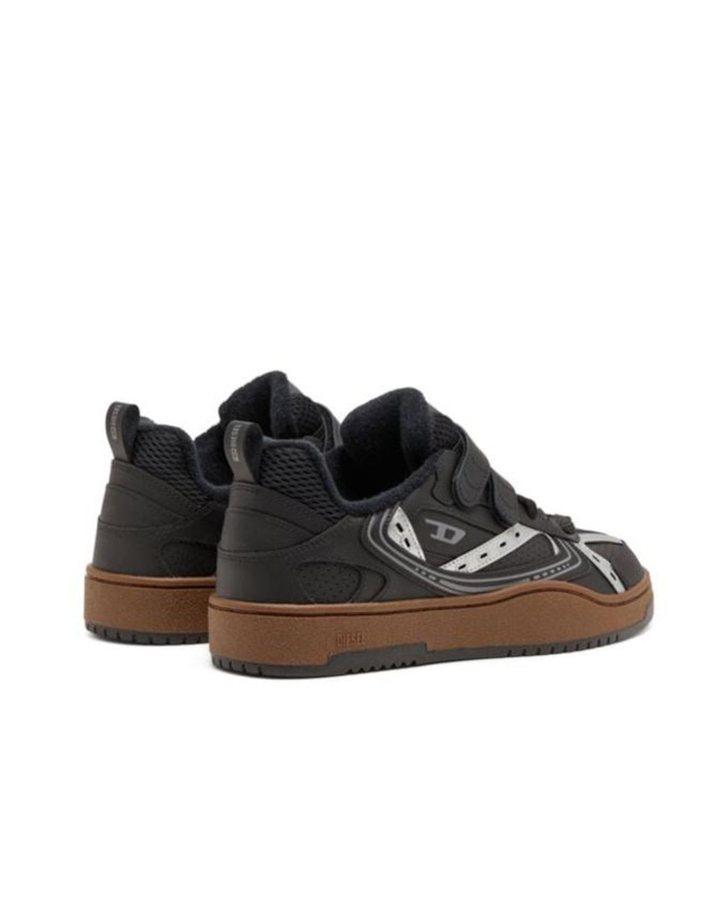 DIESEL Black S-Ukiyo Logo-Printed Touch-Strap Sneakers for men