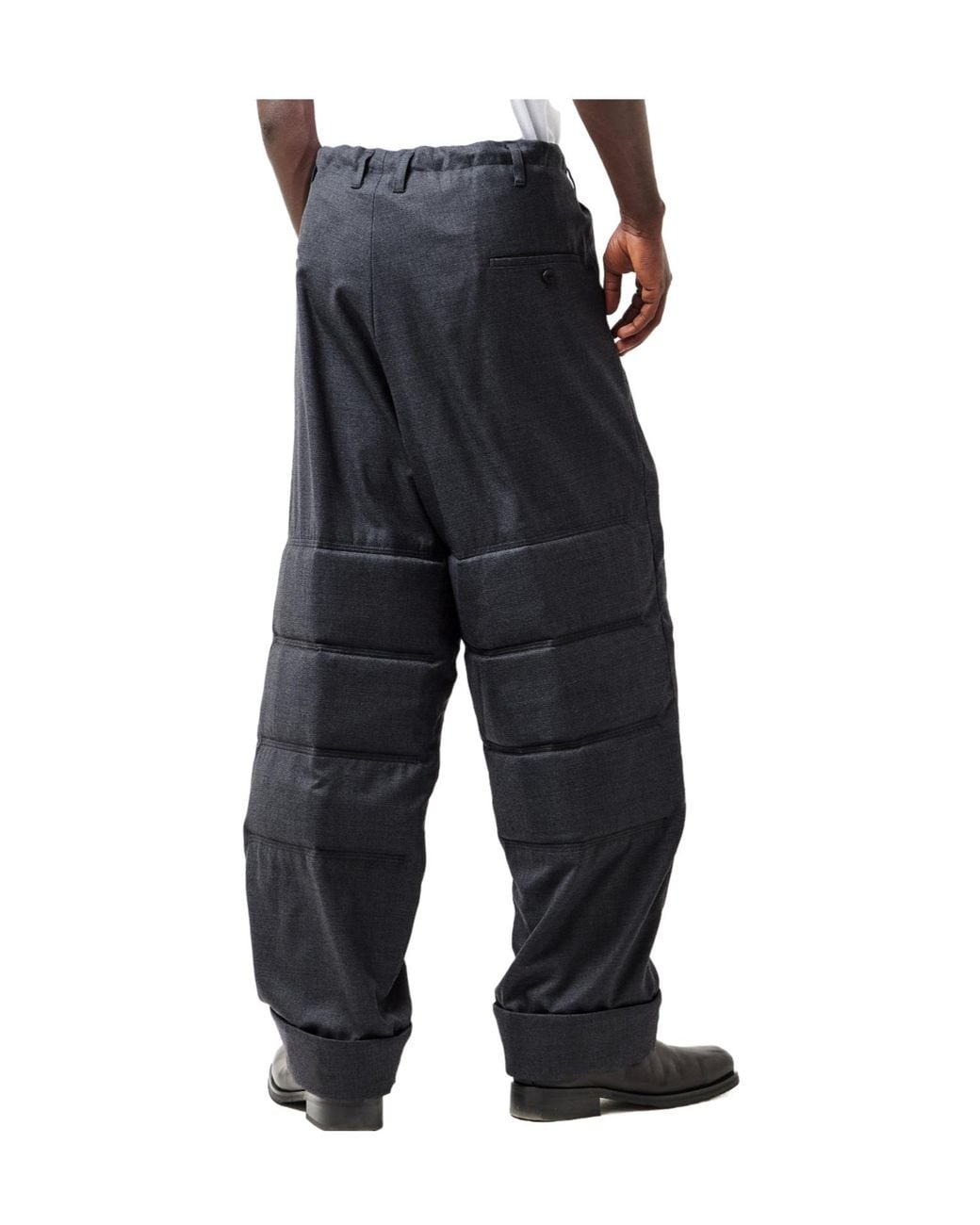 Yohji Yamamoto Gray Simple And Casual Pants for men