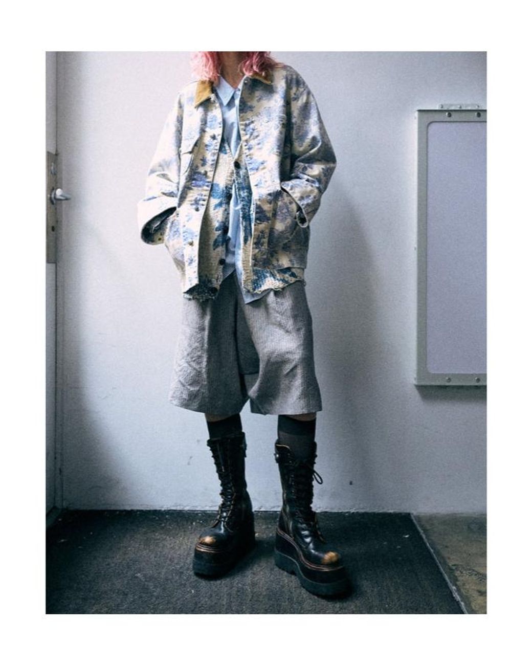 R13 Gray Casual Work Jacket