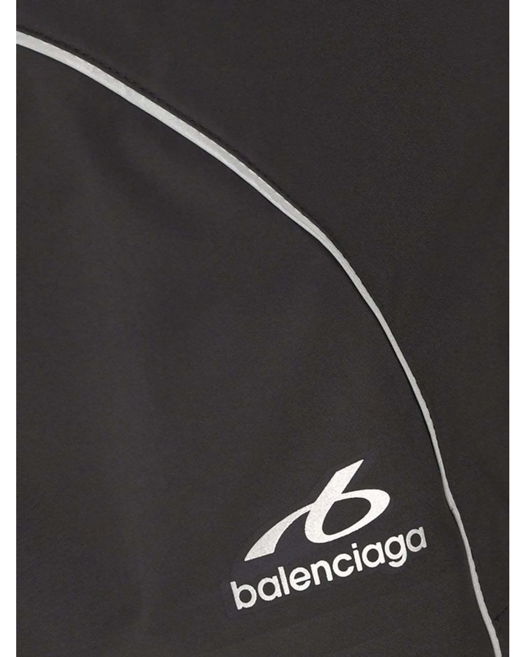 Balenciaga Black Techwear Tracksuit Shorts