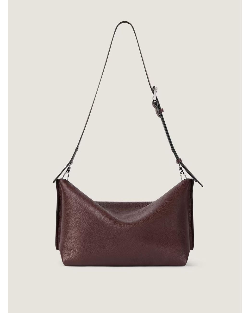 Givenchy Brown Flap Leather Messenger Bag for men