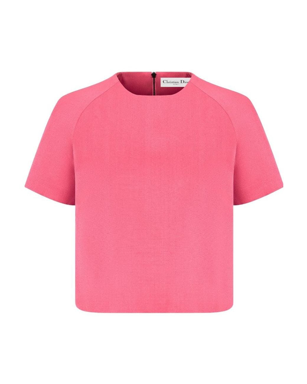 Dior Pink Short-Sleeved Top
