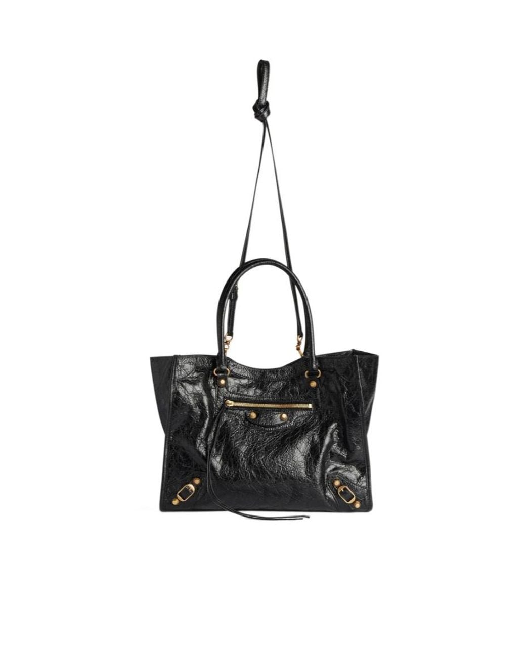 Balenciaga Black Le City Tote Bag