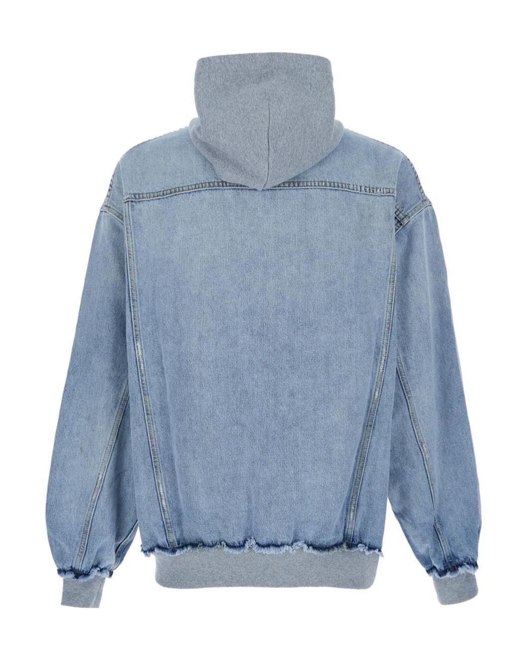 Balenciaga Blue Patched Jacket for men