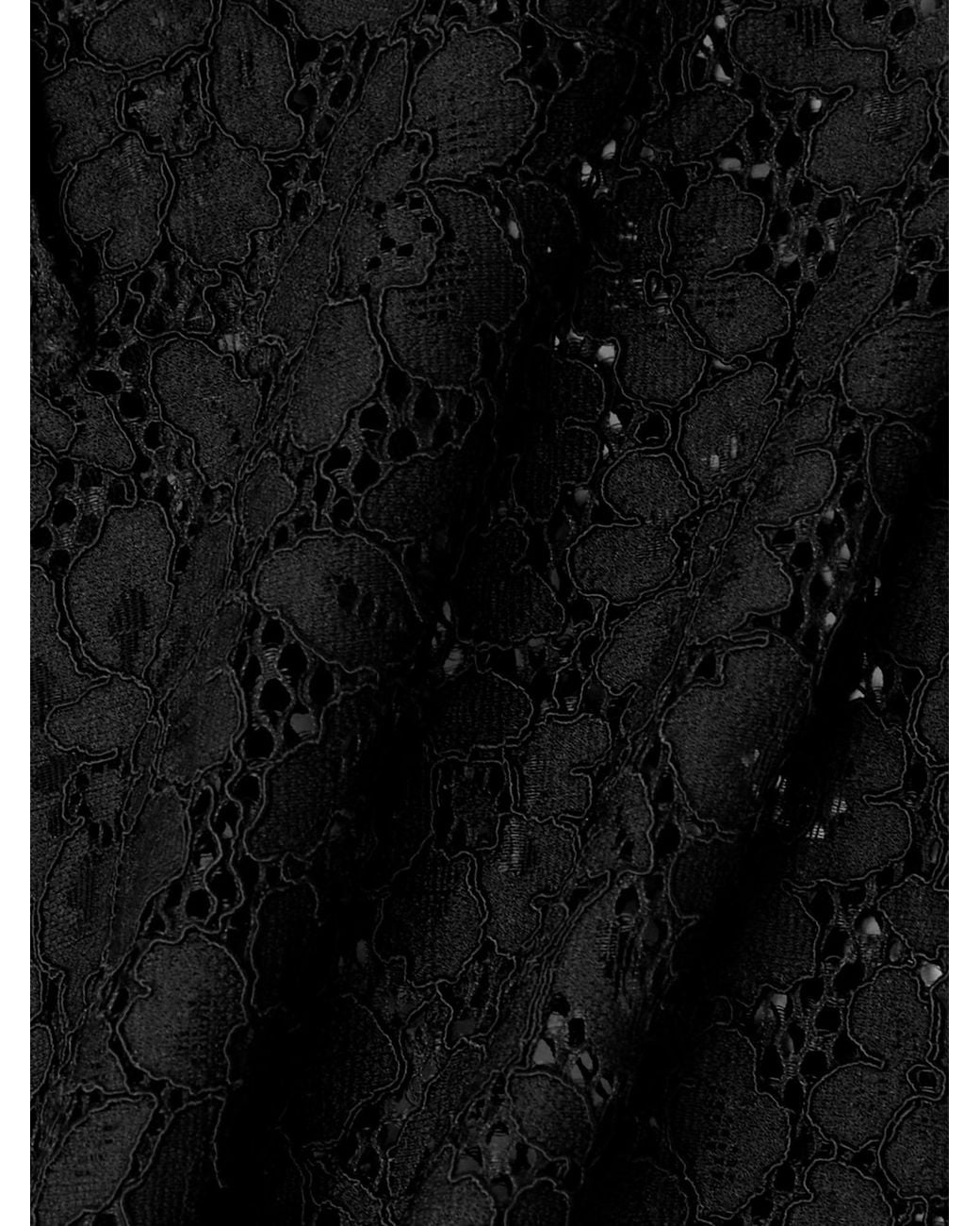 Proenza Schouler Black Floral Lace Shirt