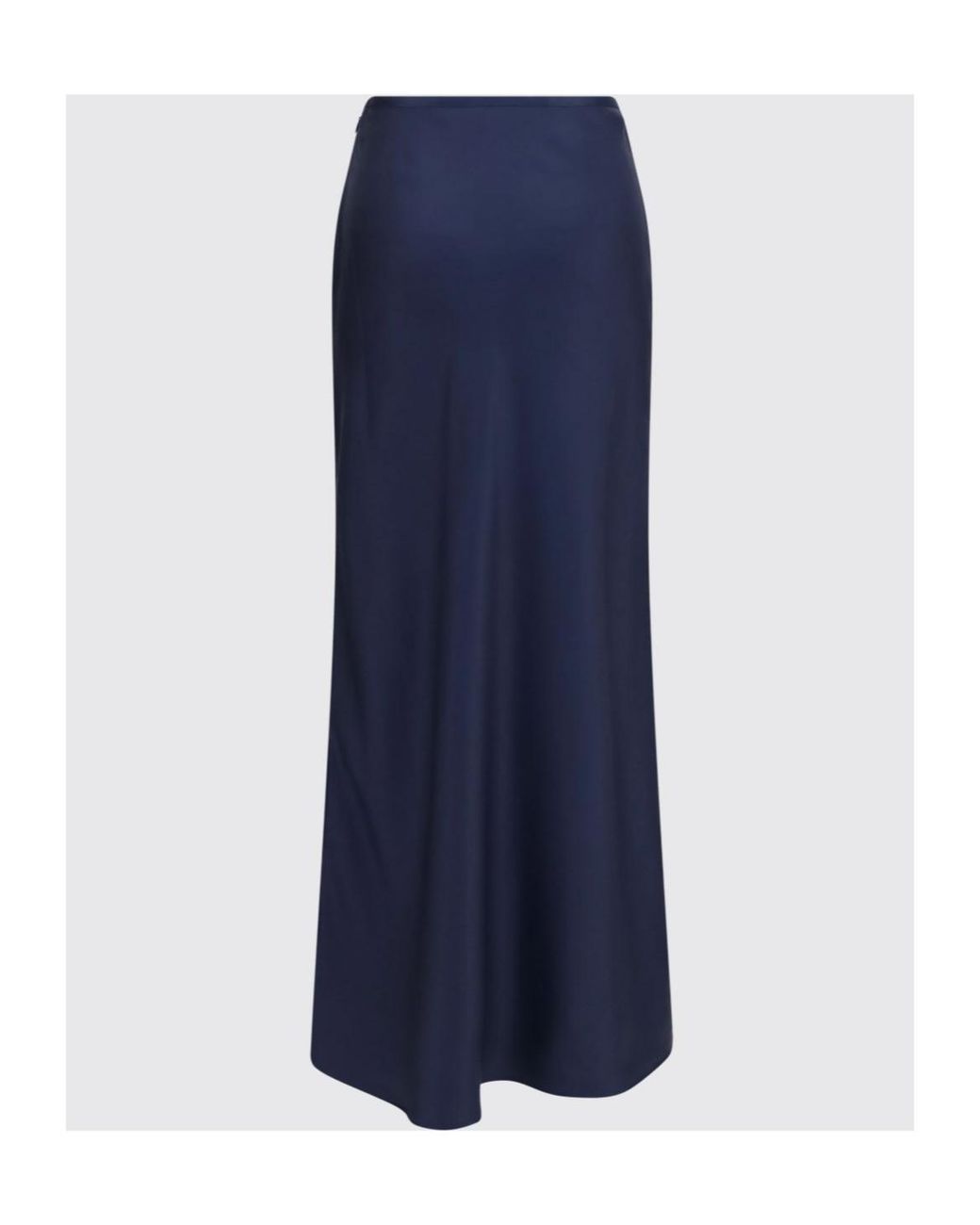 Loulou de Saison Blue Eli Silk Twill Maxi Skirt