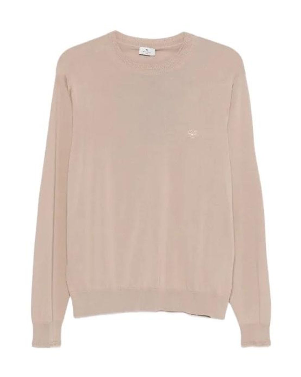 Etro Natural Crew-Neck Sweater for men