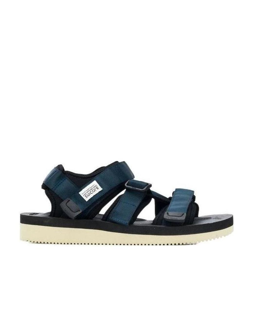 Suicoke Blue Touch Strap Fastening Sandals for men