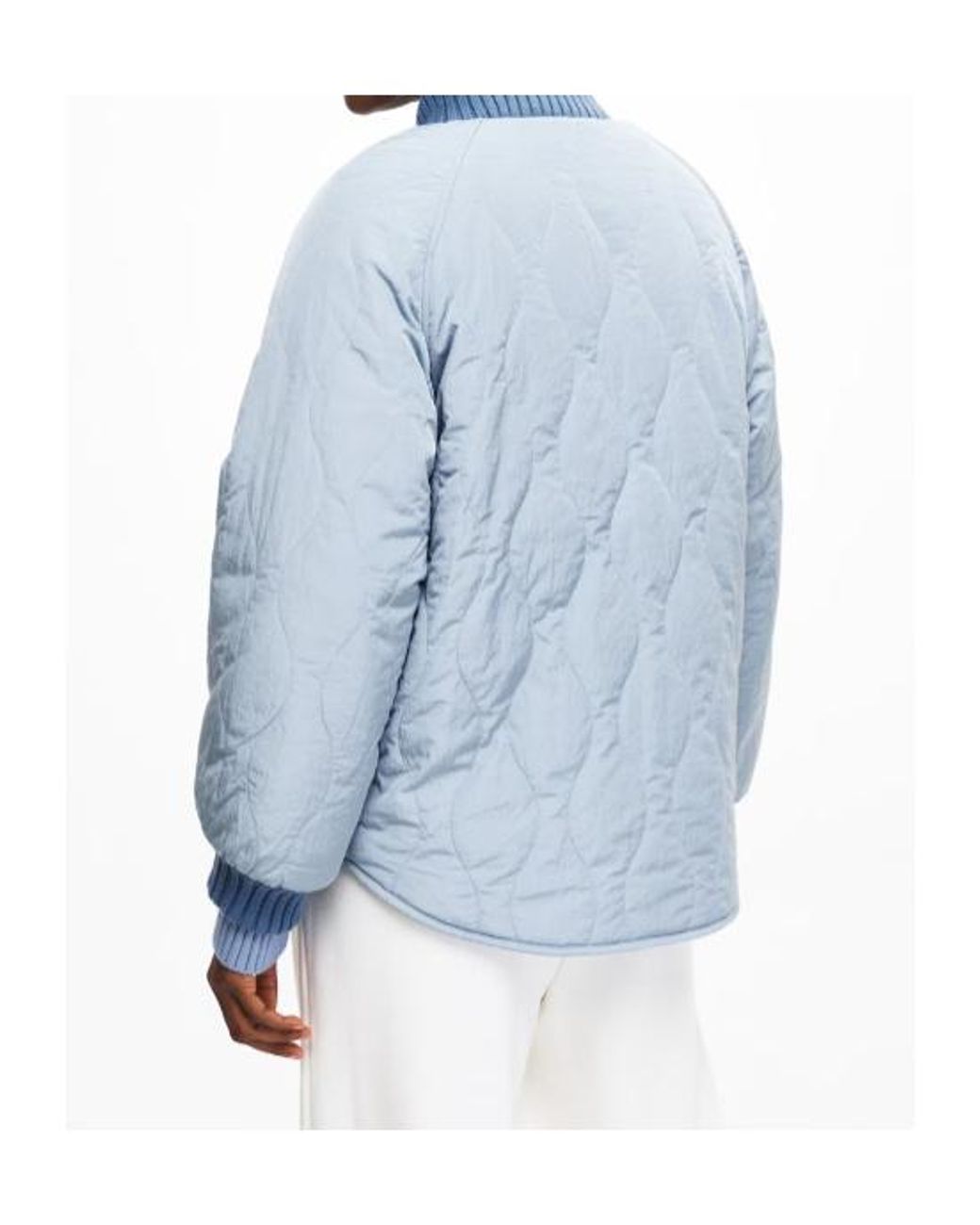 Varley Blue Serina Reversible Quilt Jacket