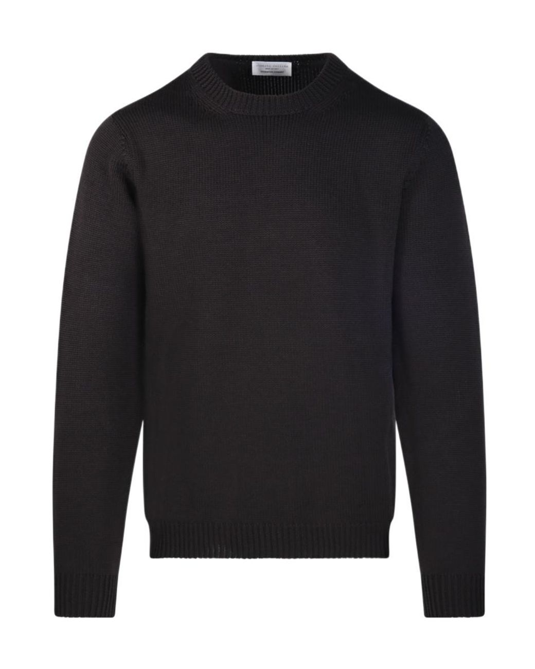 Roberto Collina Blue Crewneck Knitted Jumper for men