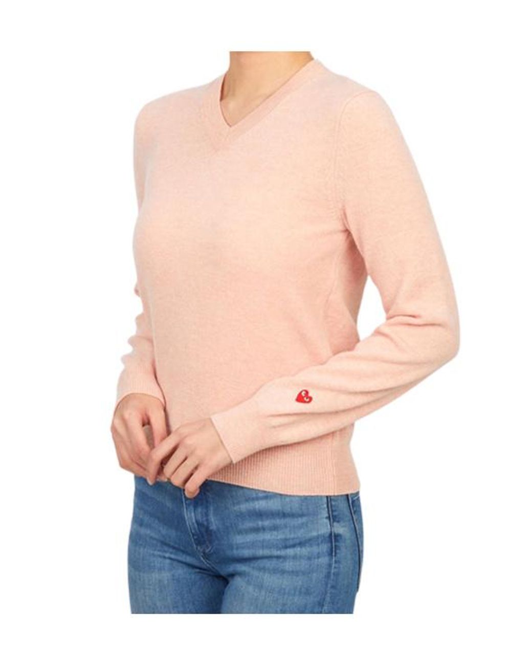 Comme des Garçons Blue Long-Sleeved Sweater