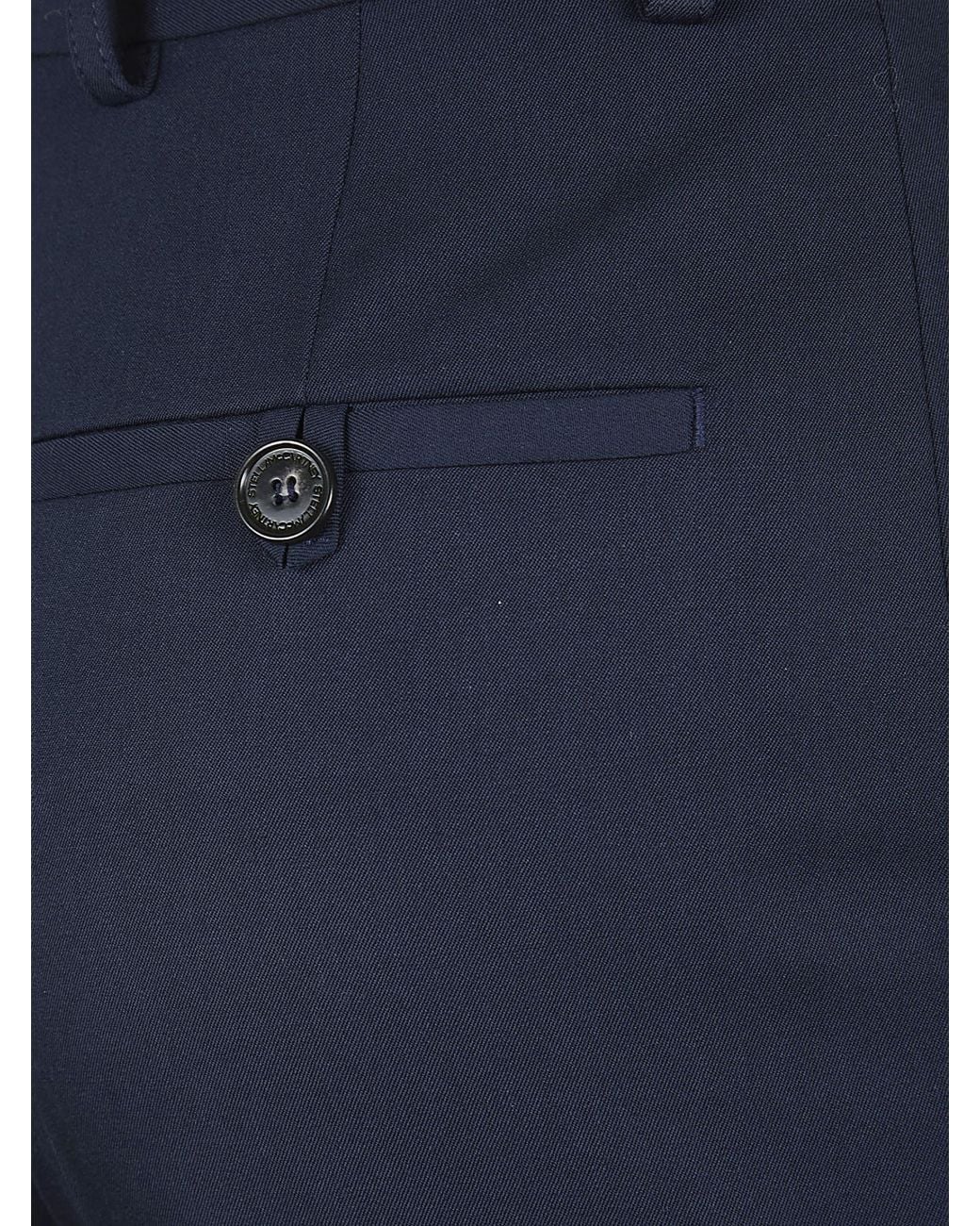 Stella McCartney Blue Concealed-Fastening Tailored Trousers