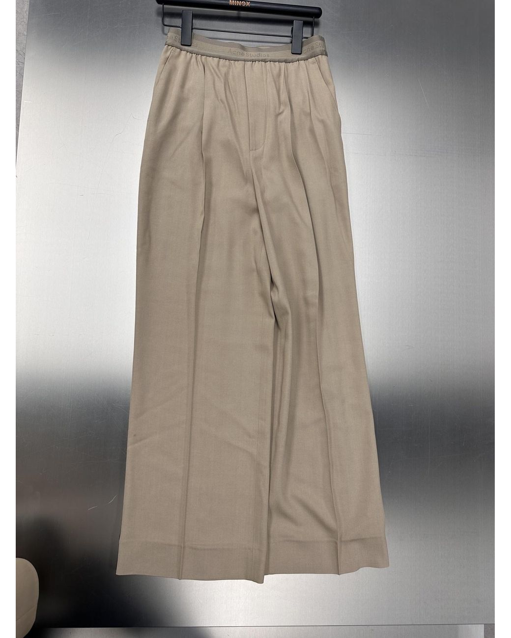 Acne Multicolor Logo Tape Trousers
