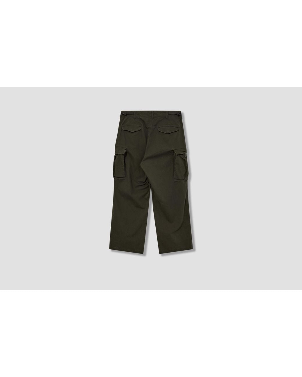 A.PRESSE Green Retro Us Army M-51 Field Pants for men