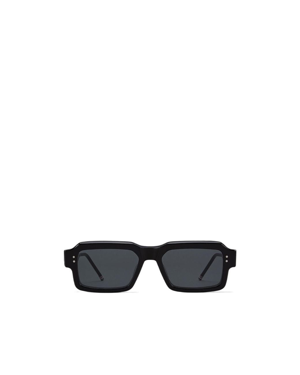 Thom Browne Black Eyewear Rectangle Frame Sunglasses