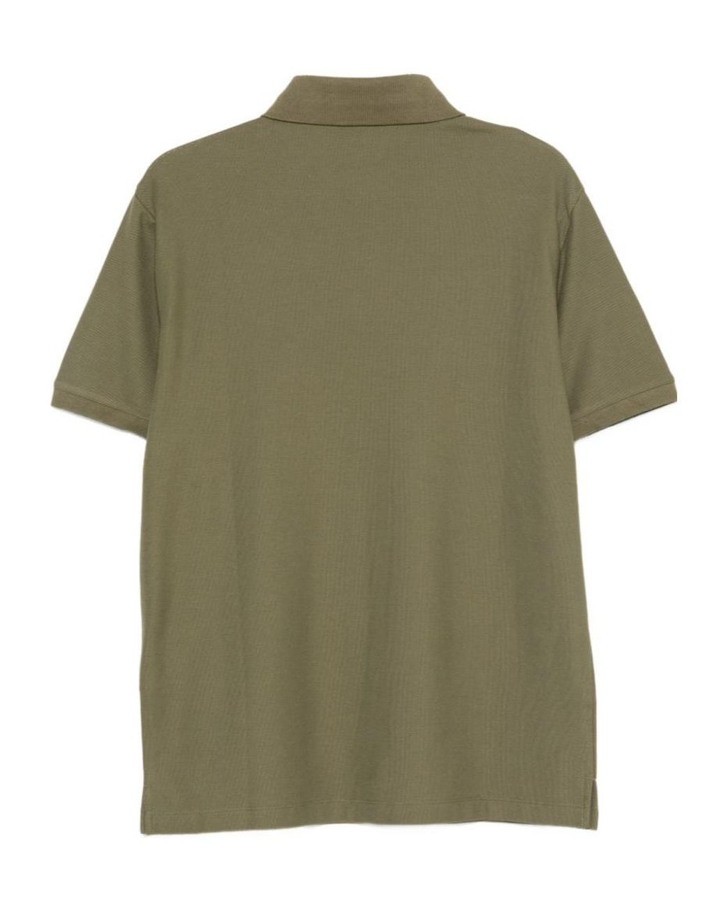 Emporio Armani Green Short-Sleeved Polo Shirt for men