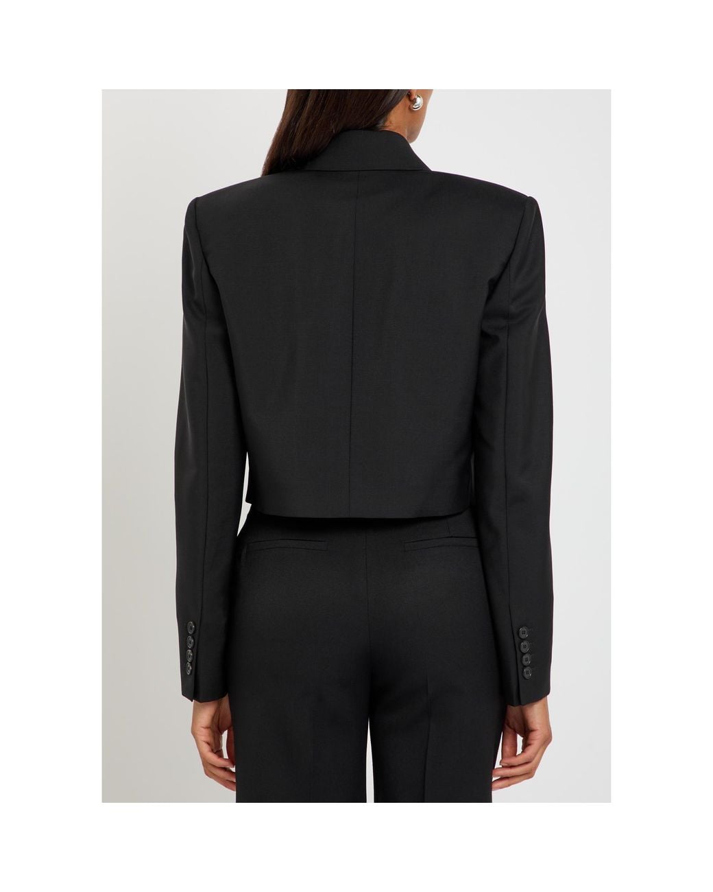 Givenchy Black Cropped Blazer