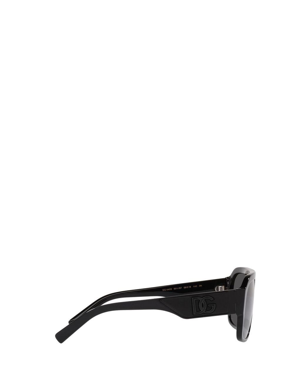 Dolce & Gabbana Black Eyewear Square Frame Sunglasses for men