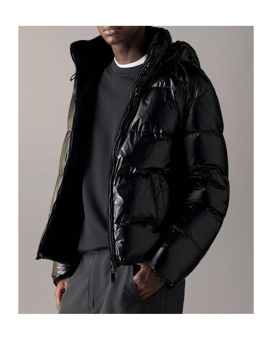 Moose Knuckles Black Kings Reversible Down Puffer for men