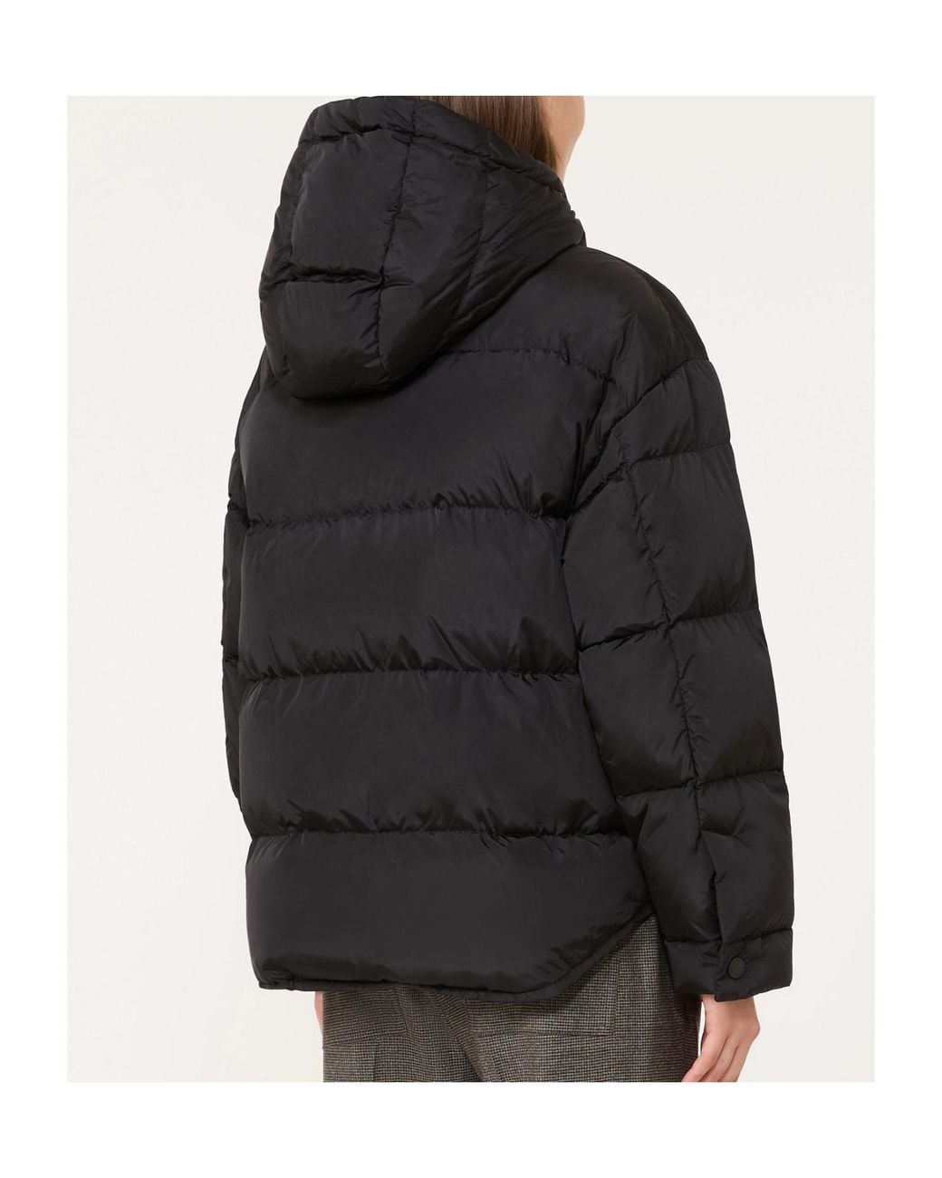 Weekend by Maxmara Blue Water-Repellent Technical Taffeta Down Jacket