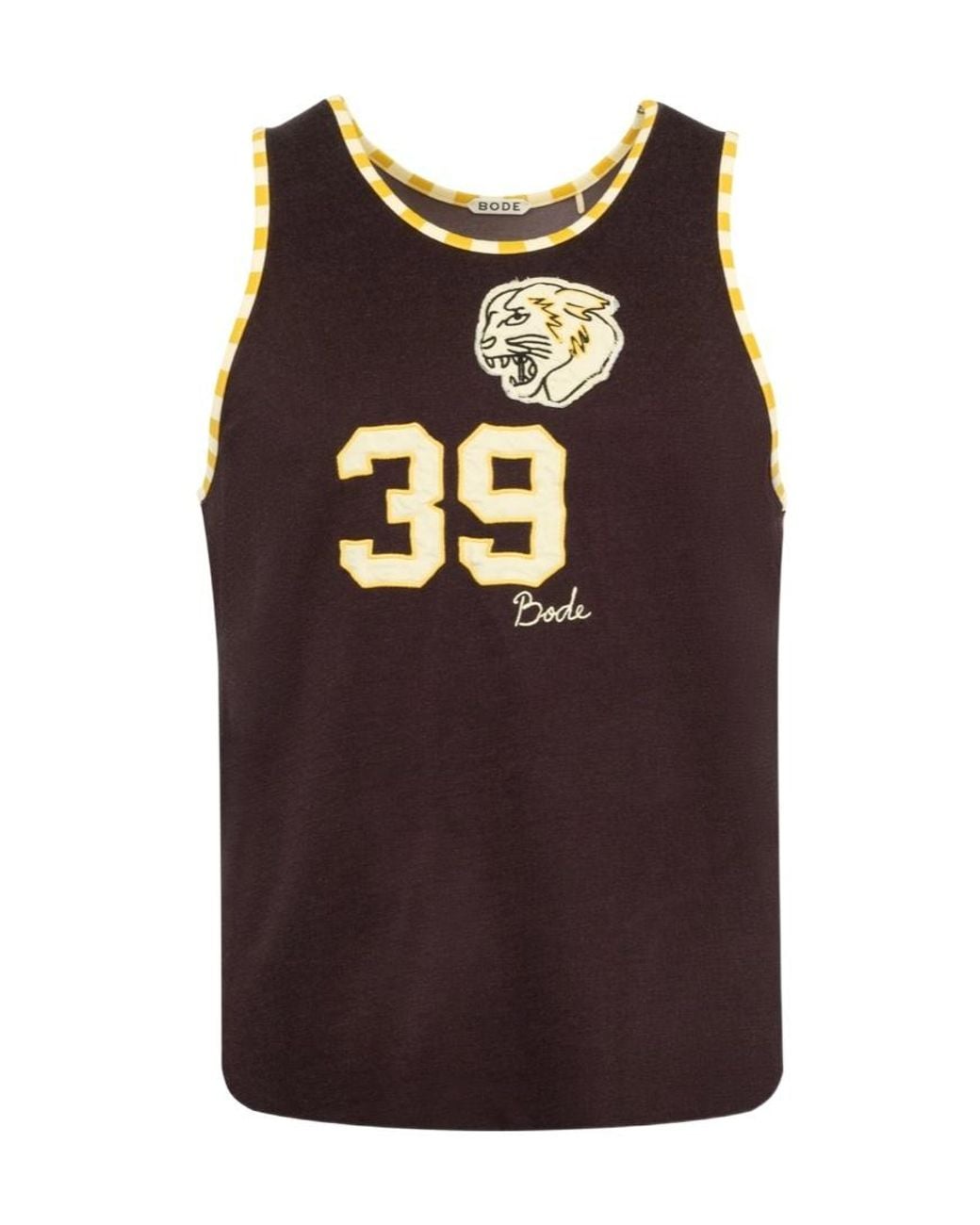 Bode Brown Bobcat Tank Top for men