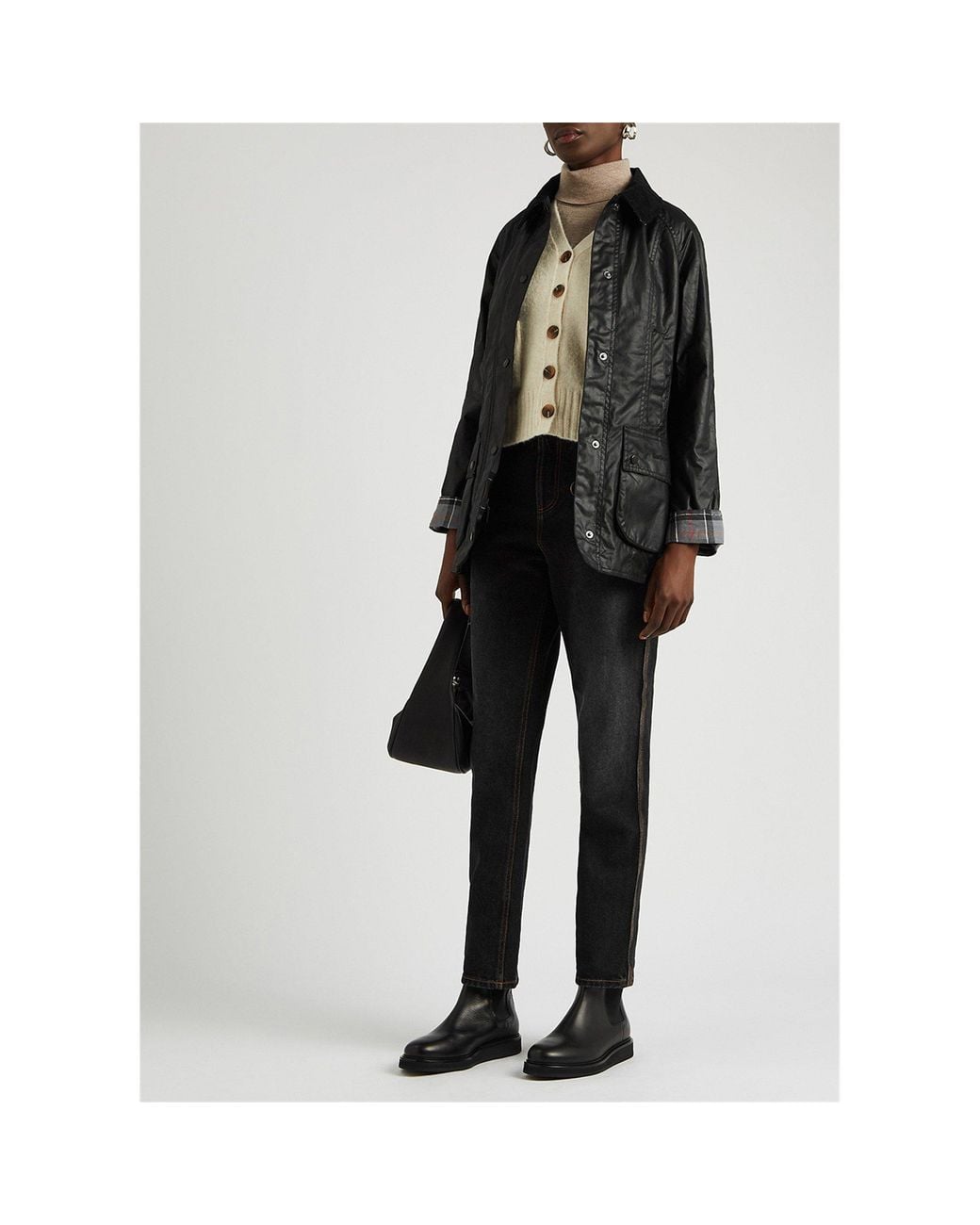 Barbour Black Minimalist Slim-Fit Jacket
