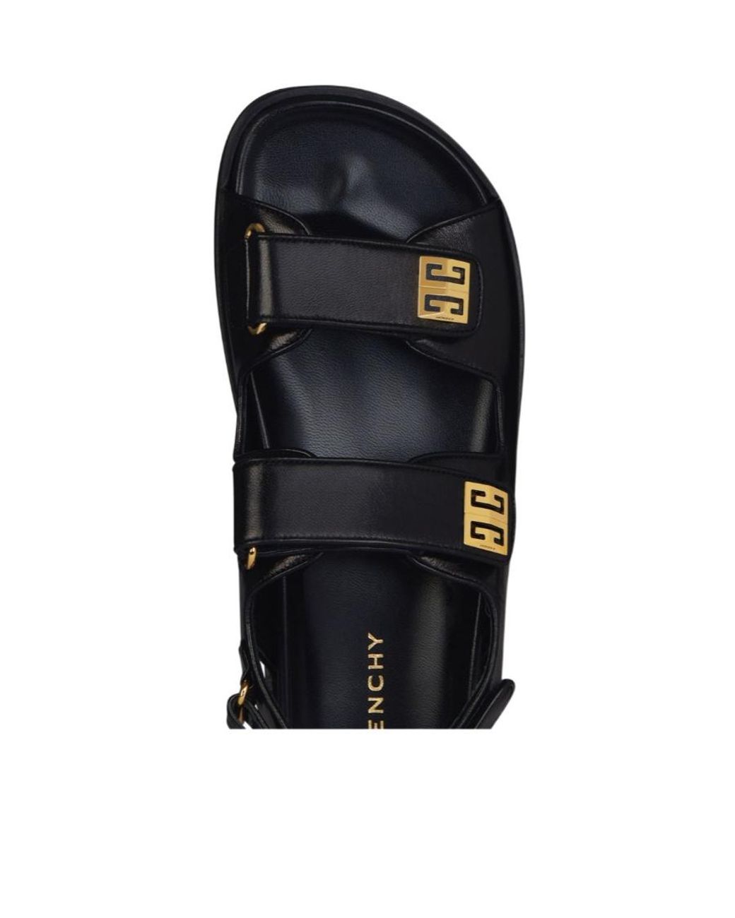 Givenchy Black 4G Strap Sandals