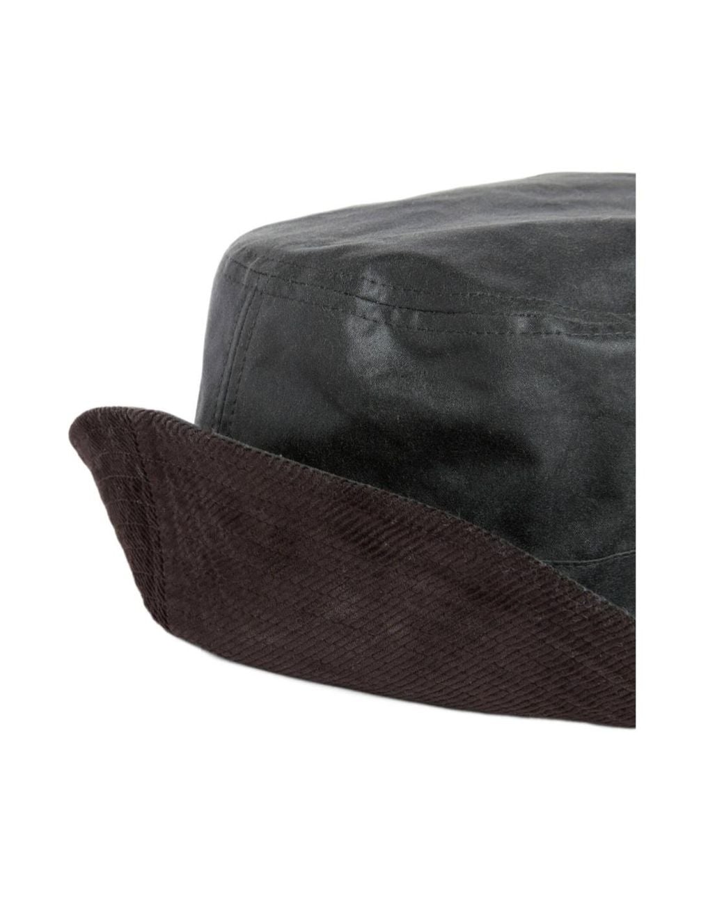 Barbour Gray X A.P.C. Waxed Bucket Hat for men