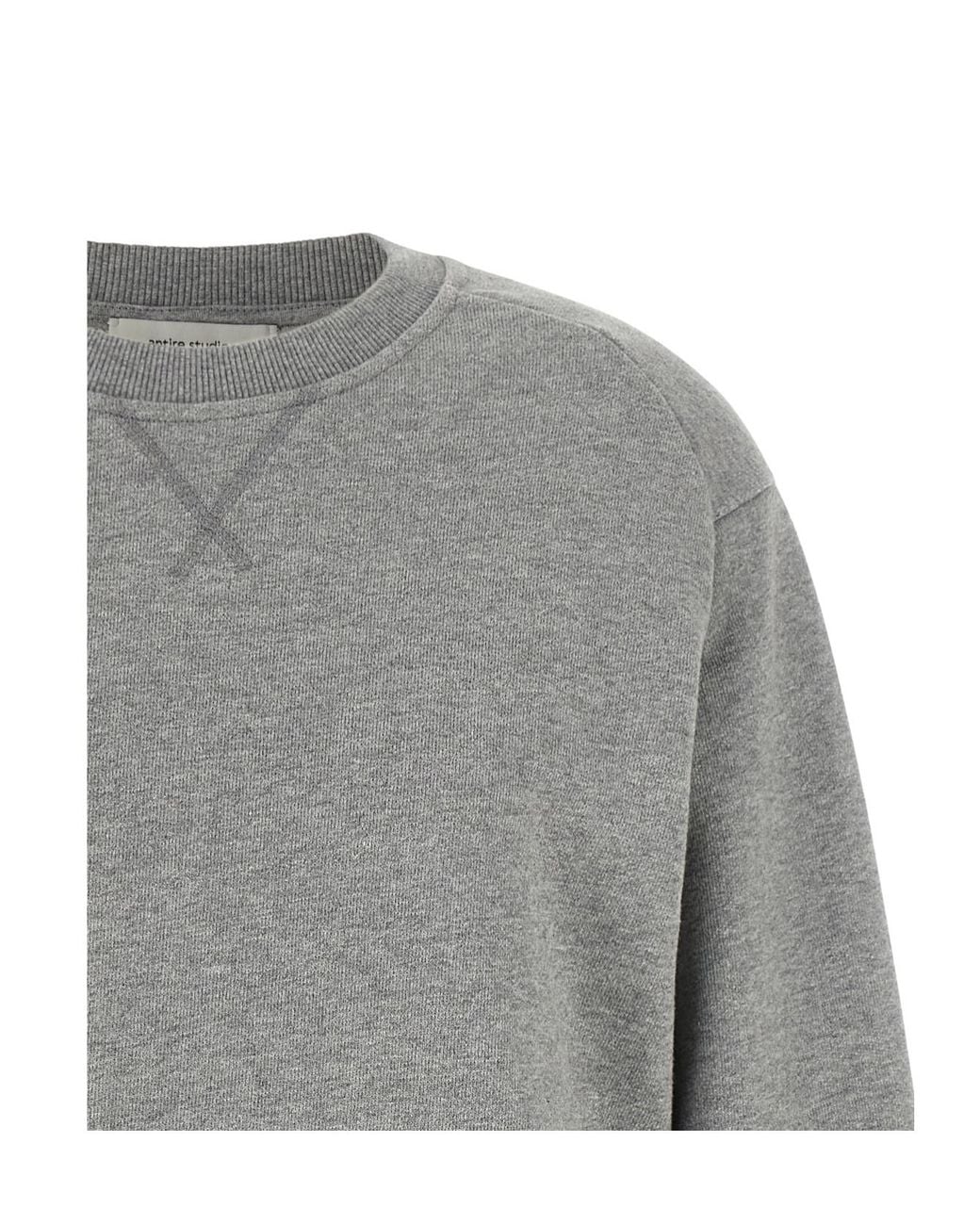 Entire studios Gray Boxy Crewneck Sweatshirt