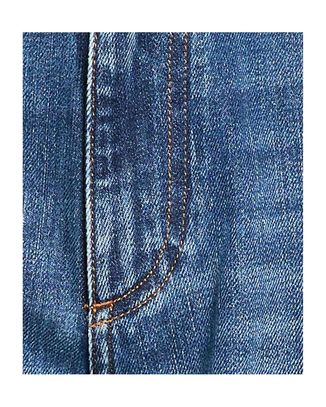 Dolce & Gabbana Blue Darkwash Straightleg Jeans