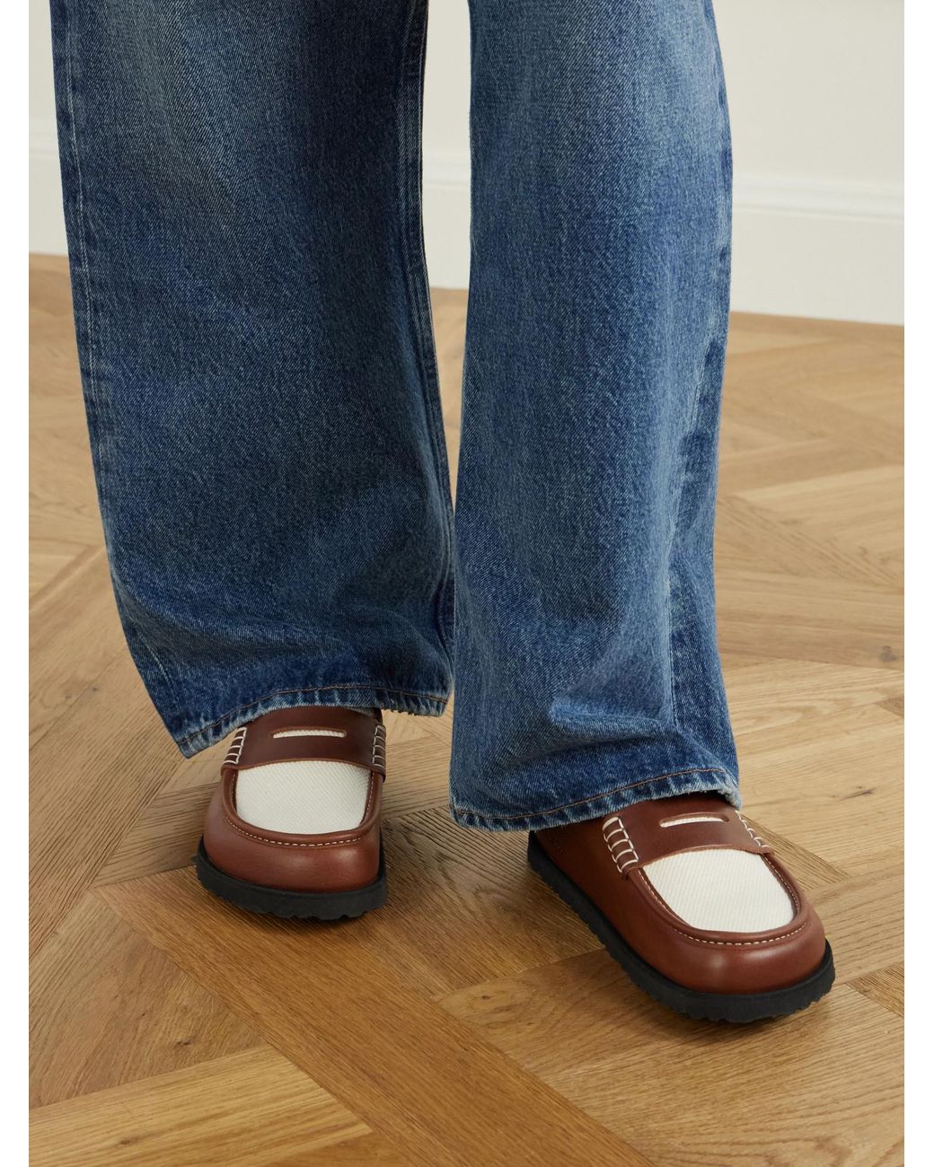 Birkenstock Brown Simple Loafers