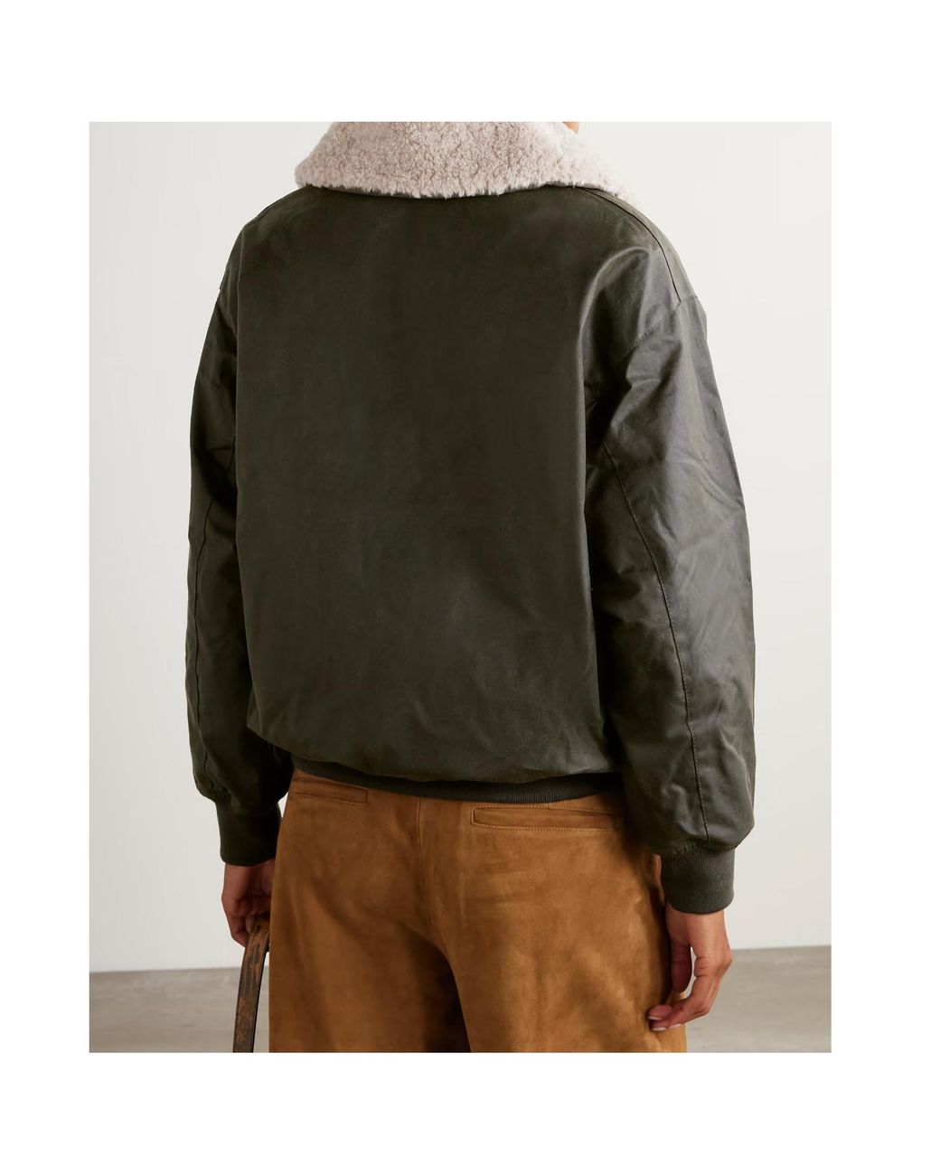 Barbour Green Long Sleeved Zip-Up Jacket