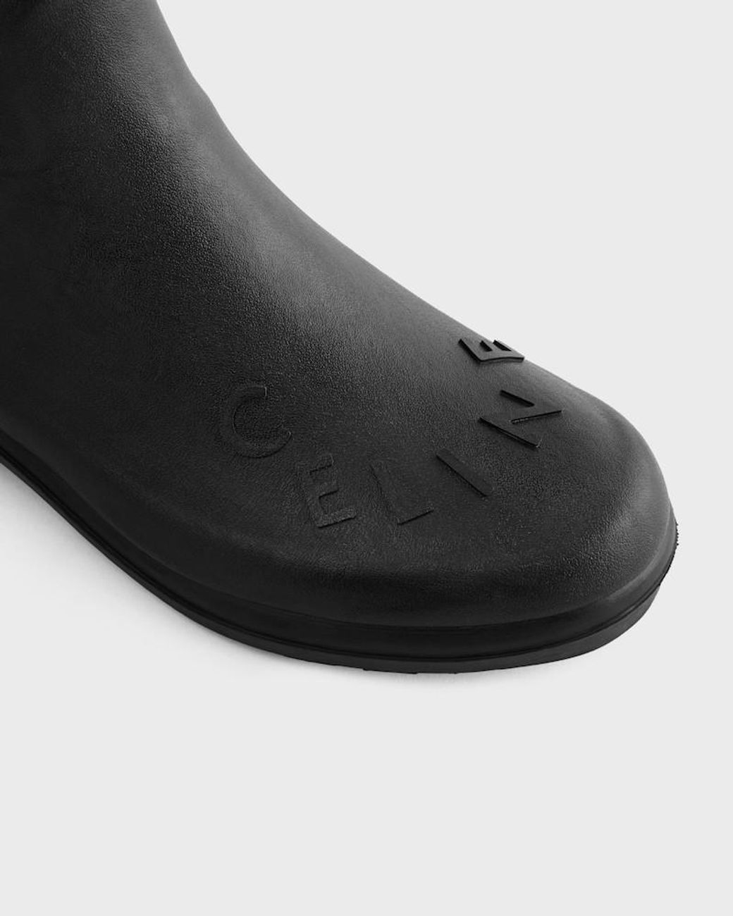 Céline Black Round-Toe Short Boots