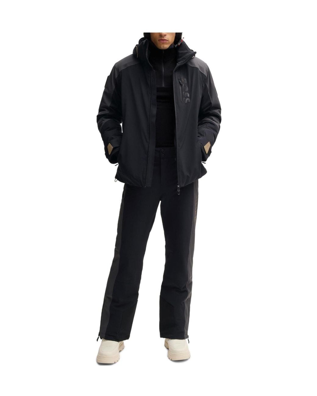 Boss Black Simple Suit Pants for men