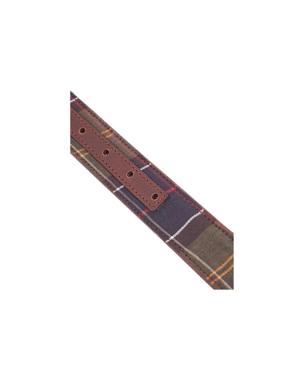 Barbour Purple Logo Engraved Reversible Buckle Belt for men