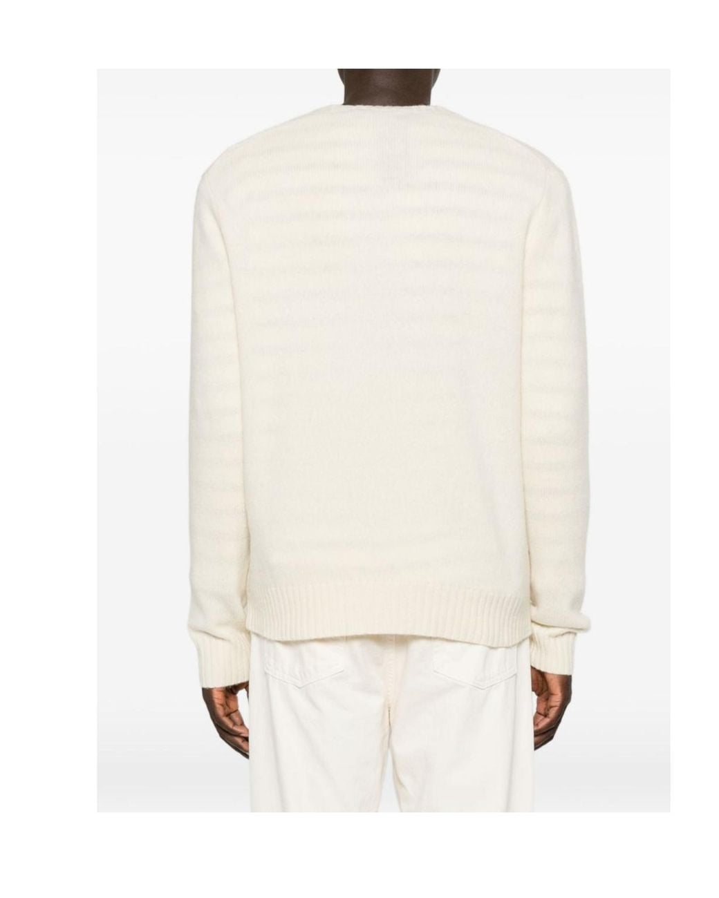 Polo Ralph Lauren White Polo Bear Intarsia-Knit Sweater for men