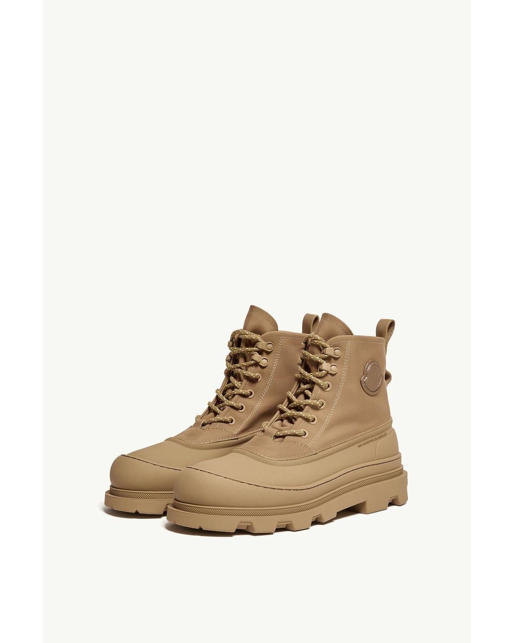 Moncler Brown Vera Sheal Lace-Up Ankle Boots for men