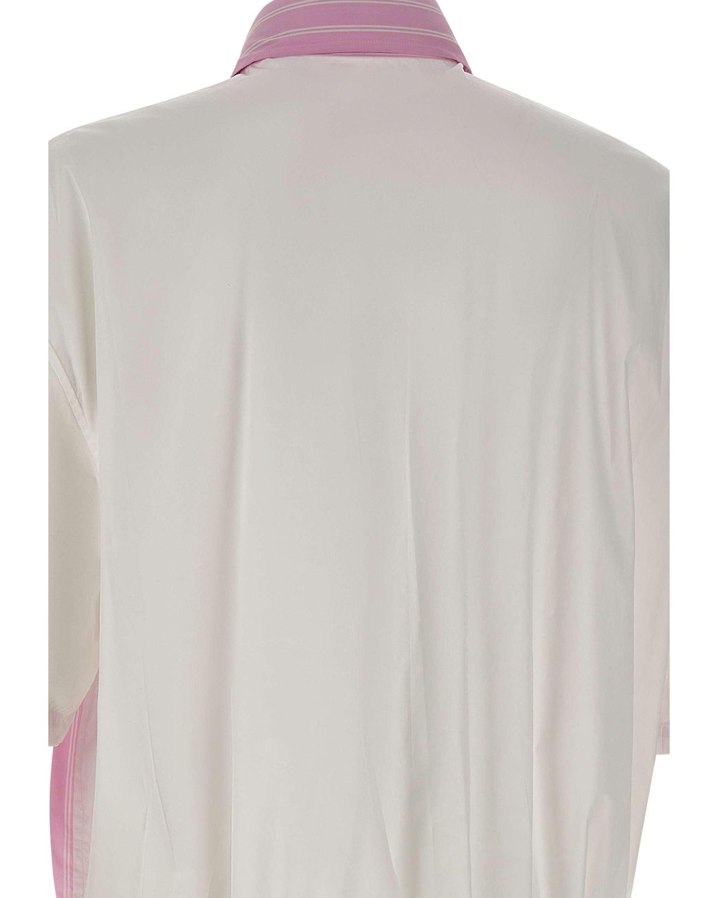 PDF CHANNEL Purple Striped Colour-Block Shirt for men