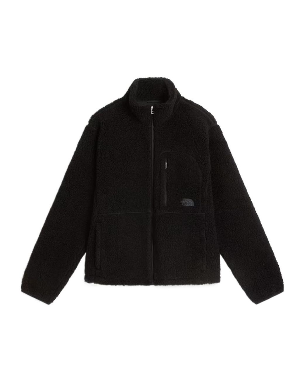 The North Face Black Extreme Pile 2 Fleece Zip-Up Bomber Jacket for men