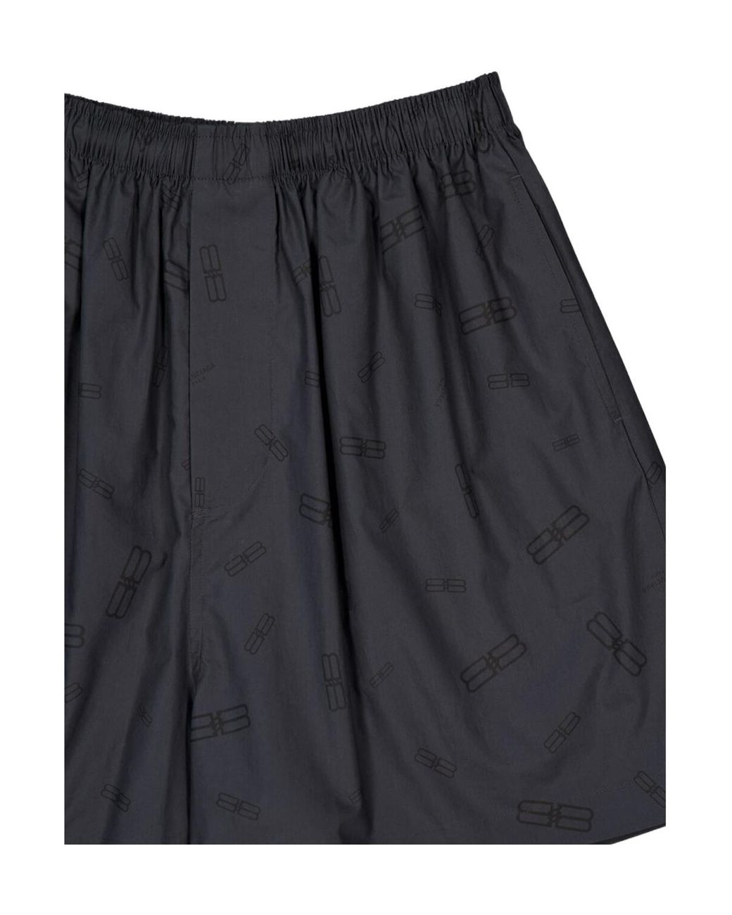 Balenciaga Blue Bb Icon Pyjama Shorts for men