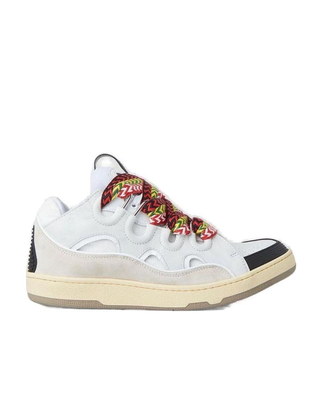 Lanvin Natural Curb Low-Top Sneakers for men