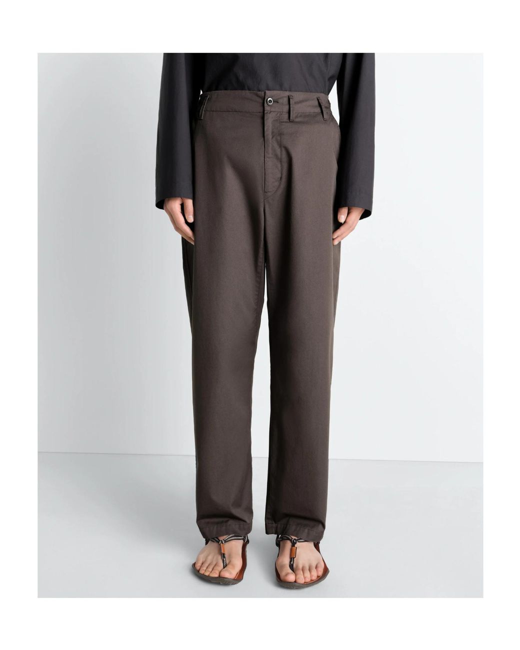 Lemaire Gray Tapered Workwear Pants for men