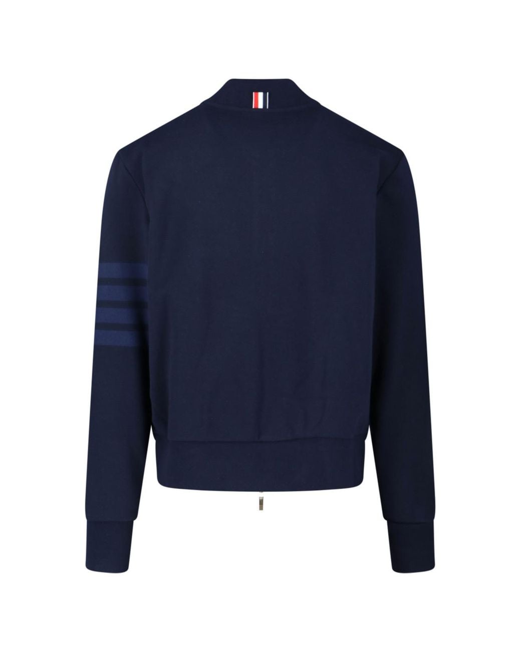 Thom Browne Blue Long-Sleeved Zip-Up Jacket for men