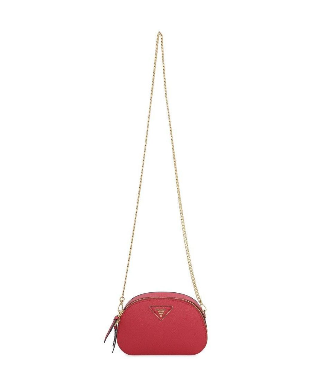 Prada Red Logo Logo Bag