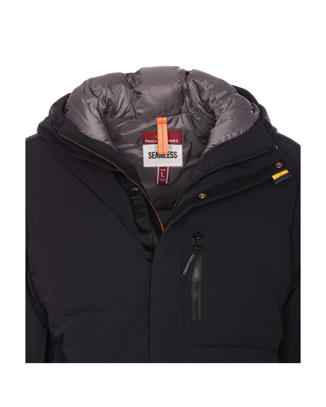Parajumpers Black Quilted Down Jacket for men